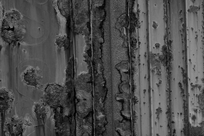 Free stock image of B&W Rust Texture created by Bjorgvin