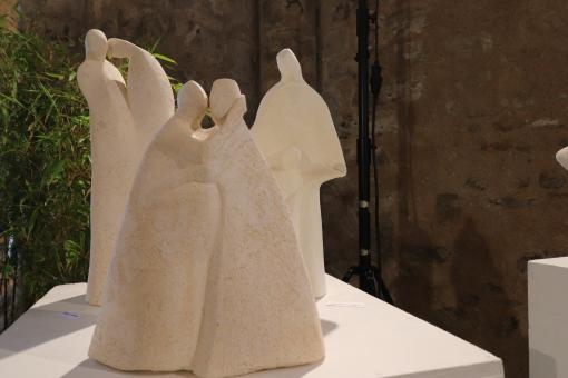 Small white stone sculptures - Free Stock Photo