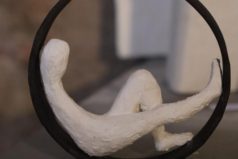 Free stock image of Small white stone sculpture created by GAIMARD Jacques
