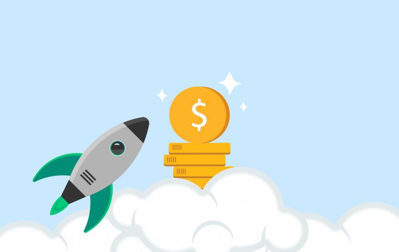 Free stock image of Money Rocket Illustration created by mohamed hassan