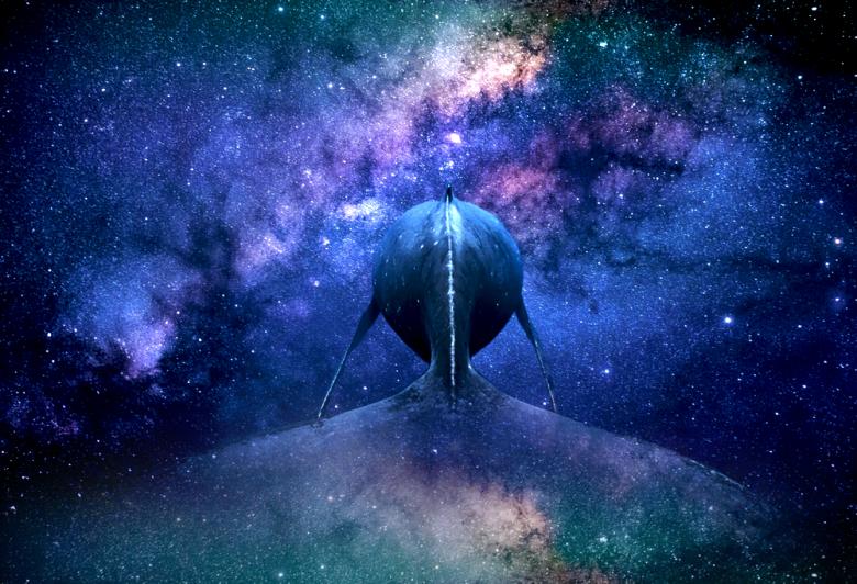Free stock image of Fantasy Space Whale created by soushiyant