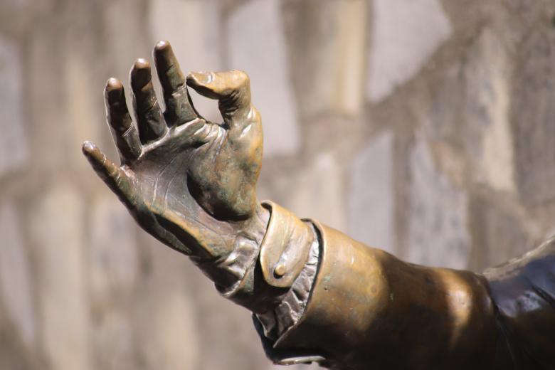 Free stock image of Bronze hand created by GAIMARD Jacques