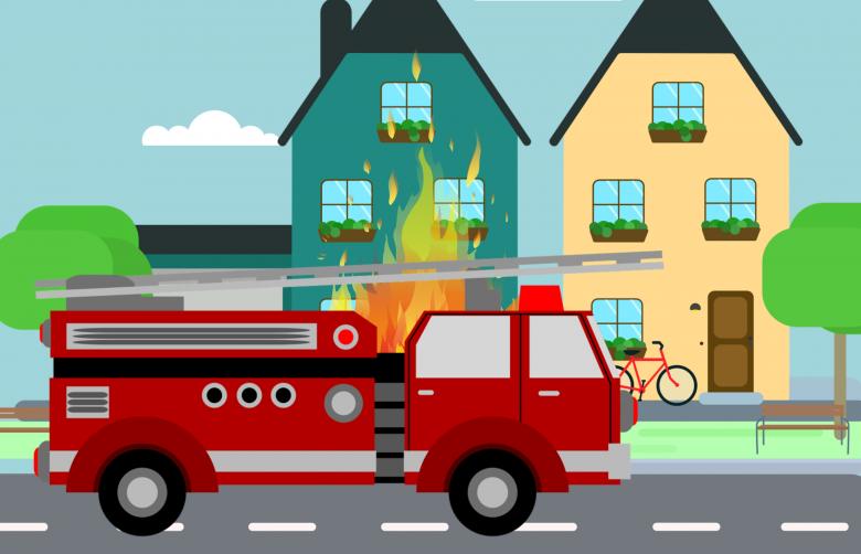 Free stock image of Fire Truck Illustration created by mohamed hassan