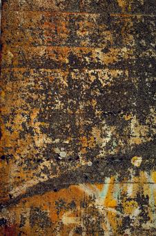 Free Stock Photo of Yellow Grunge Concrete Surface