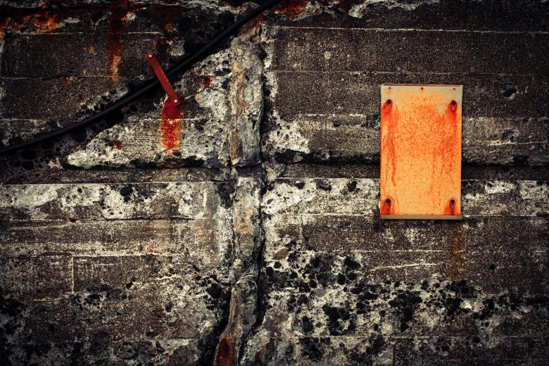 Free stock image of Rust and Concrete Wall created by Free Texture Friday