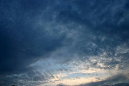 Free Stock Photo of Blue Cloudy Skies