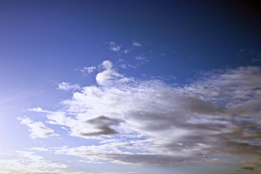 Free Stock Photo of White Clouds in the Sky