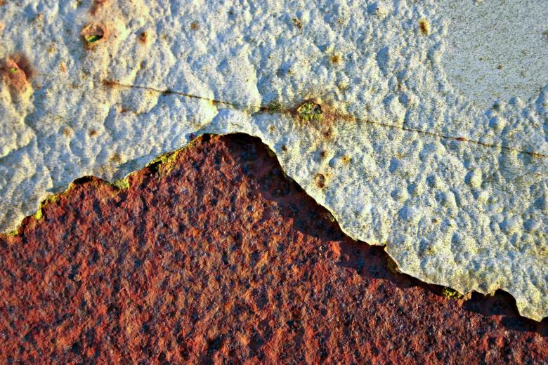 Free stock image of Rusted Painted Metal created by Bjorgvin