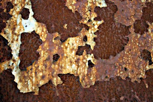 Free Stock Photo of Rusted Metal and Peeling Paint
