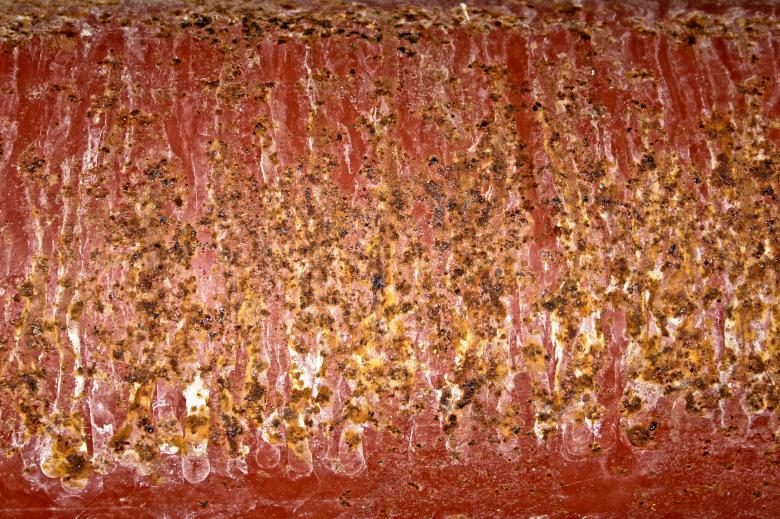 Free stock image of Rust on Red Metal created by Bjorgvin