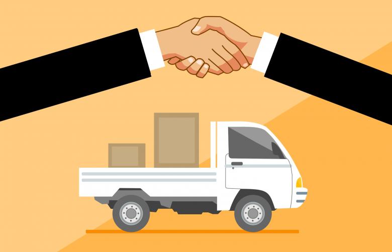 Free stock image of Delivery Truck Illustration created by mohamed hassan