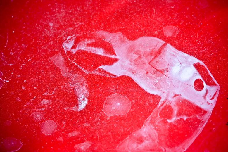 Free stock image of White Stained Red Surface created by Bjorgvin