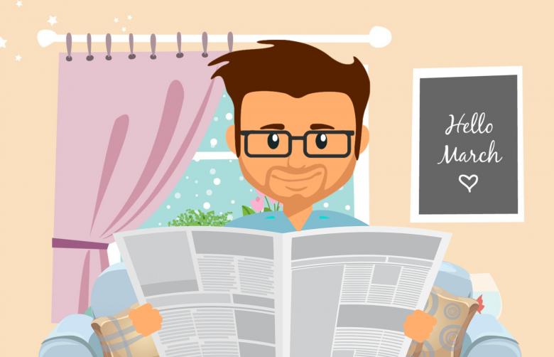 Free stock image of Reading Newspaper created by mohamed hassan