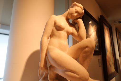 Woman stone sculpture in a museum - Free Stock Photo