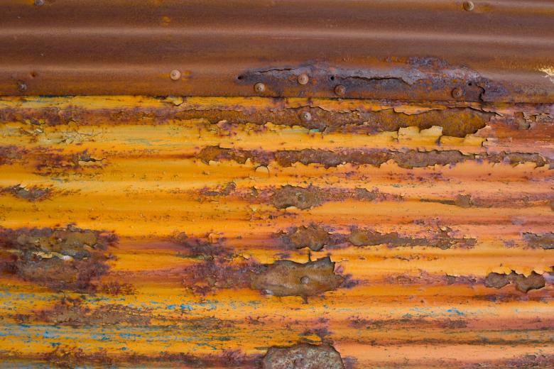 Free stock image of Corrugated Rusted Metal Fence created by Bjorgvin