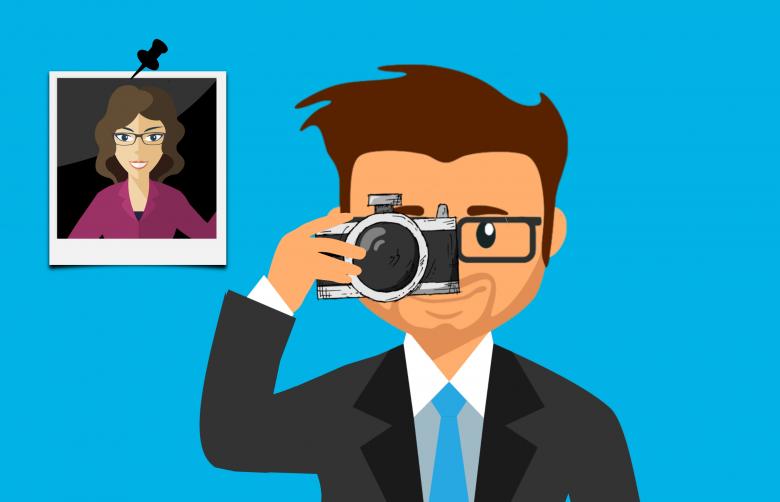 Free stock image of Photographer Camera Illustration created by mohamed hassan