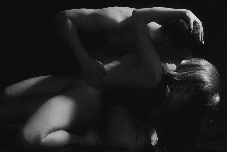 Free stock image of Sensual Couple in Black and White created by Alexander Krivitskiy