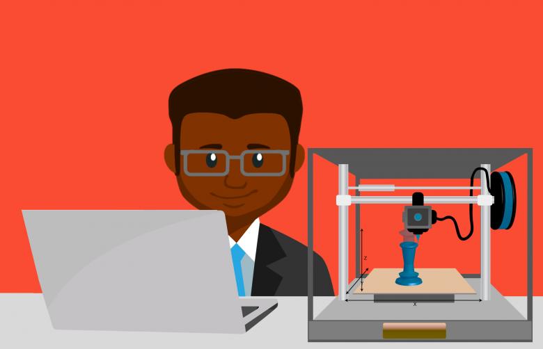 Free stock image of 3d Printing Illustration created by mohamed hassan