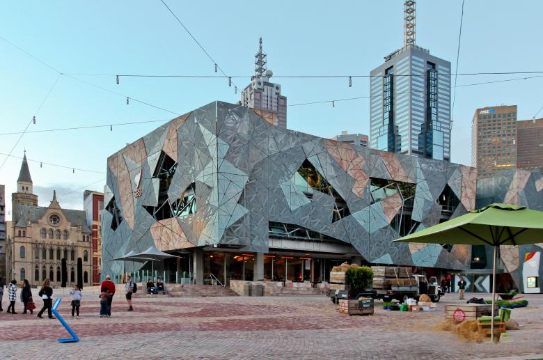 Free stock image of Federation Square created by John Torcasio