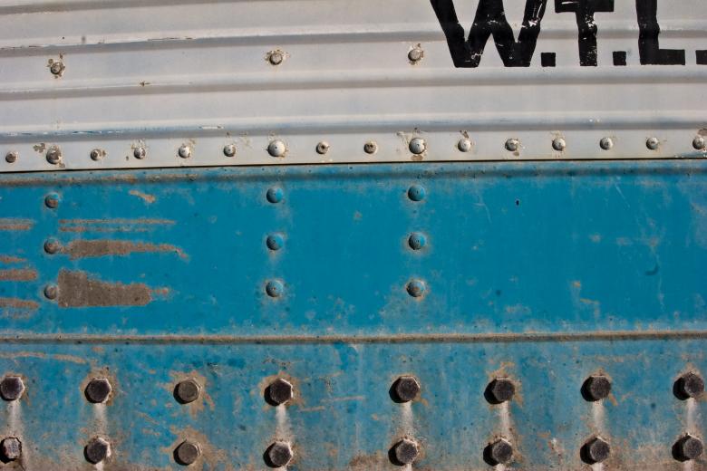 Free stock image of White and Blue Metal Surface created by Bjorgvin