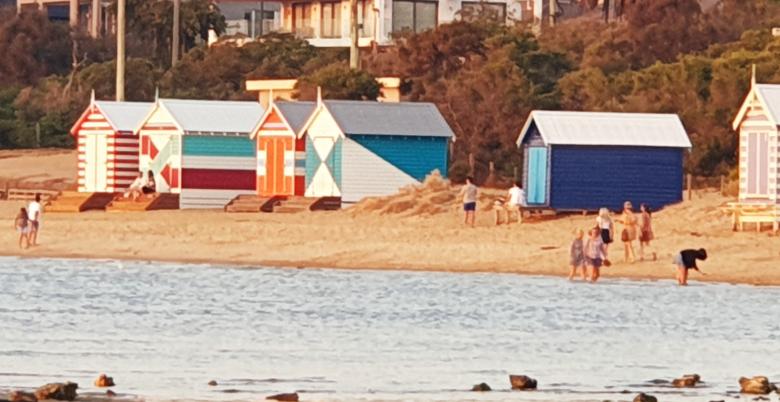Free stock image of Brighton Beach created by Geoff Gartly