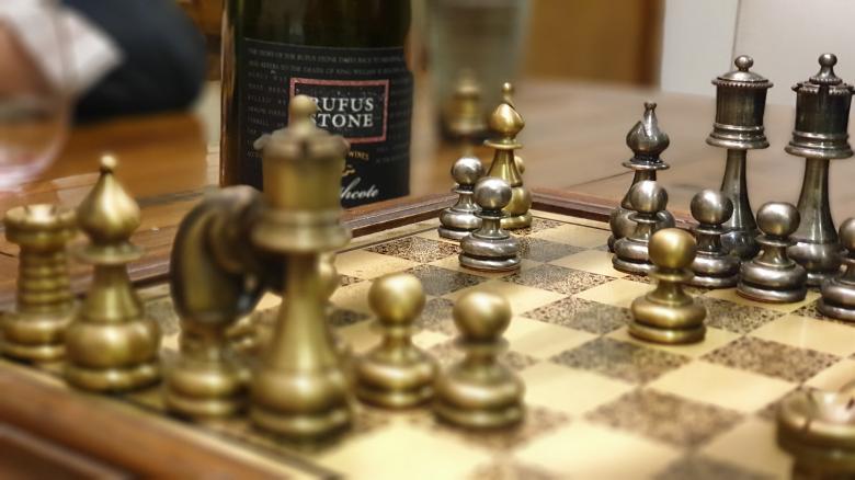 Free stock image of Metallic Chess created by Geoff Gartly