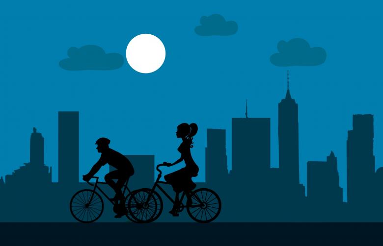 Free stock image of Cycling at Night created by mohamed hassan