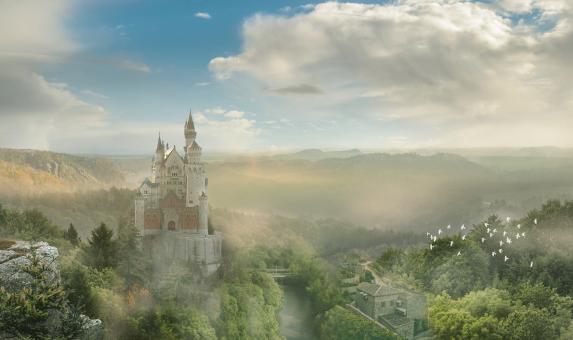 Free Stock Photo of Castle in Fantasyland