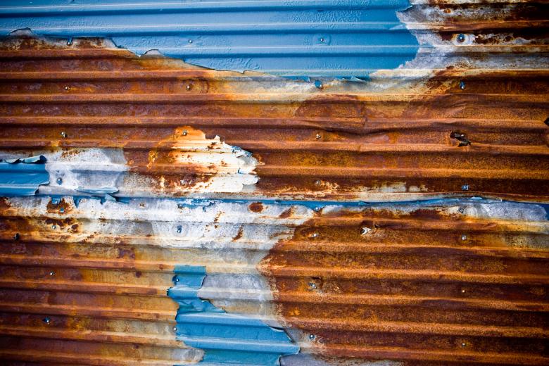 Free stock image of Eroded Corrugated Metal created by Bjorgvin
