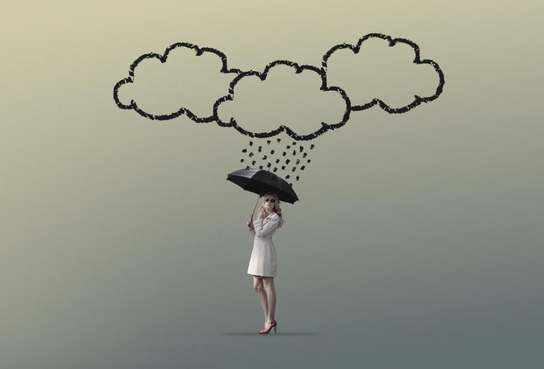 Free stock image of Confident Woman Under Storm Clouds - Self Confidence Concept created by Jack Moreh