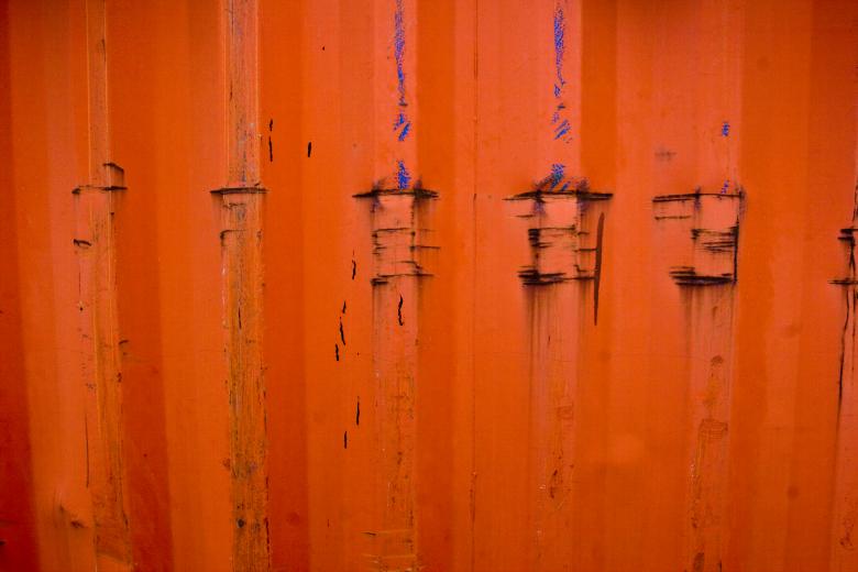 Free stock image of Red Corrugated Metal Surface created by Bjorgvin