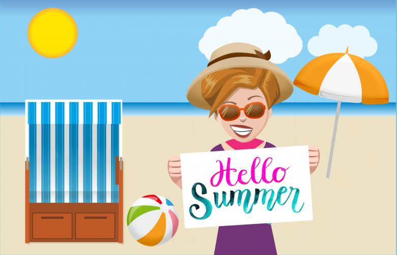 Free stock image of Hello Summer created by mohamed hassan