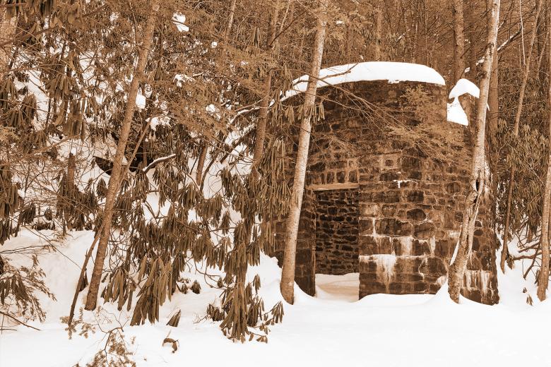 Free stock image of Winter Lehigh Ruins - Sepia Nostalgia created by Nicolas Raymond