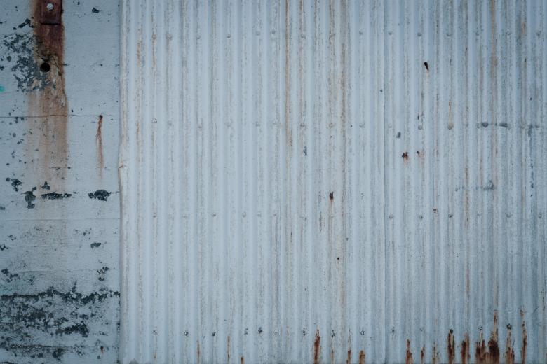 Free stock image of Corrugated Metal And Concrete Background created by Free Texture Friday
