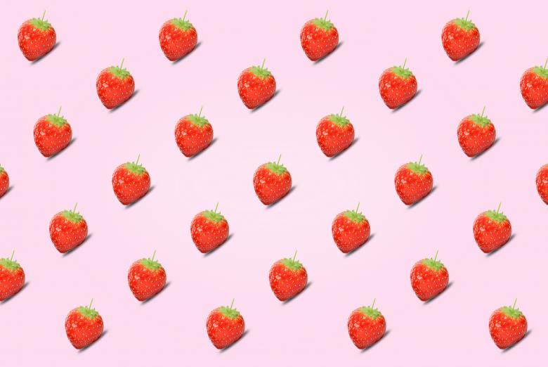 Free stock image of Healthy Eating - Strawberries - Abstract Pattern created by Jack Moreh