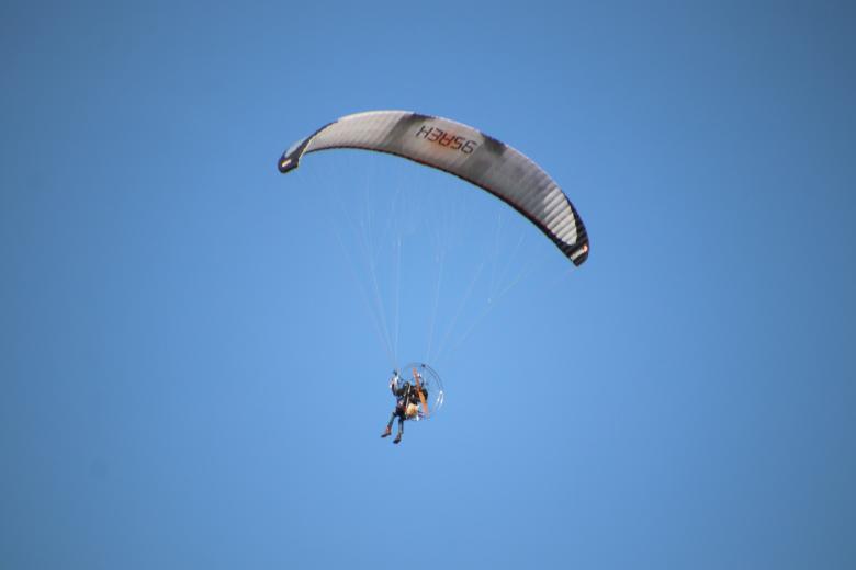 Free stock image of Man on a flying wing created by GAIMARD Jacques