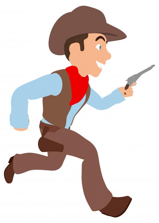 Free stock image of Fun Cowboy with Pistol created by Julien Tromeur
