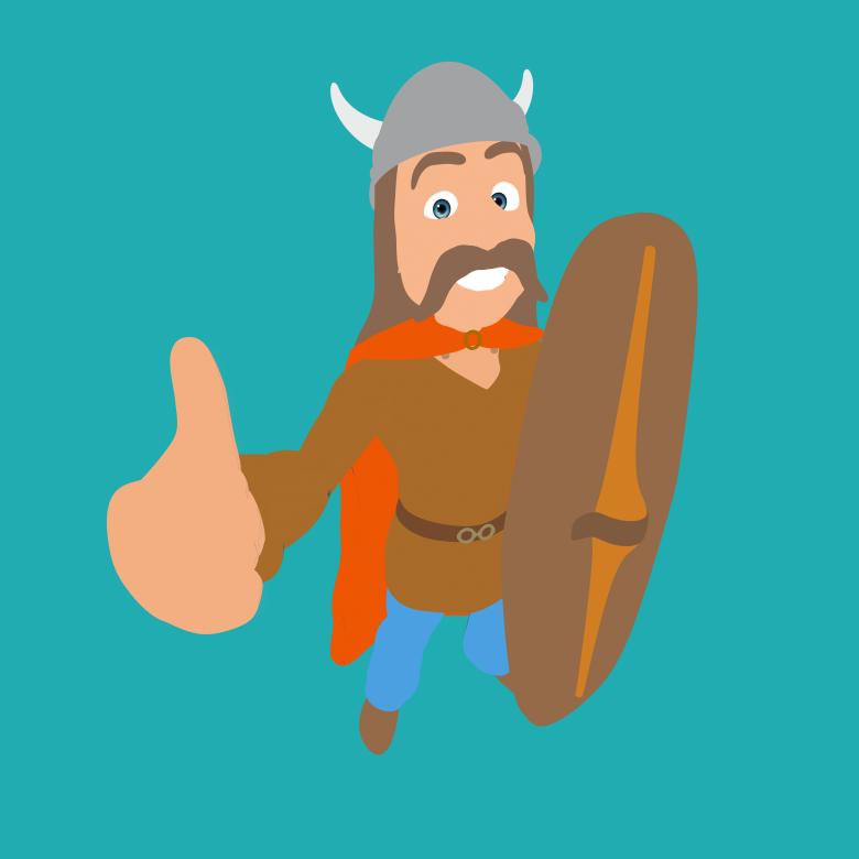 Free stock image of Gaulois Giving Thumbs-Up created by Julien Tromeur