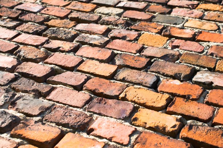 Free stock image of Vintage Wall Built of Red Bricks created by Krzysztof Bubel
