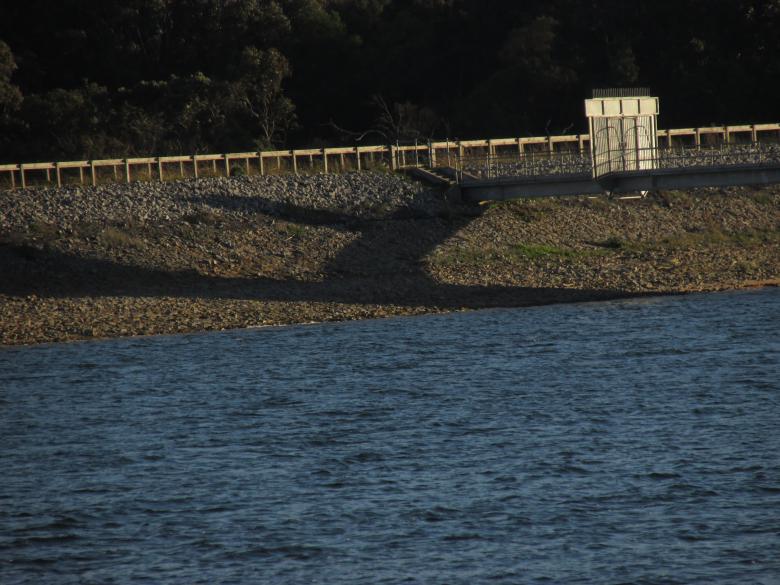 Free stock image of Calm lake water dam created by Michiru Maeda
