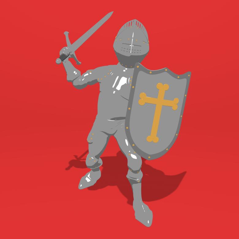 Free stock image of Knight Attacking created by Julien Tromeur