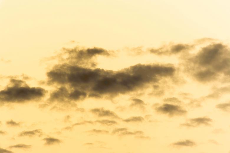 Free stock image of Yellow sky and black clouds created by Krzysztof Bubel