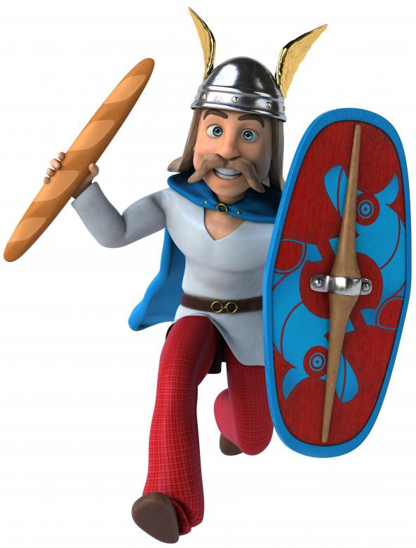 Free stock image of Gaulois and baguette created by Julien Tromeur