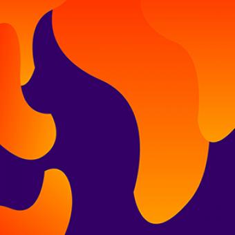 Abstract purple and orange color wallpaper - Free Stock Photo