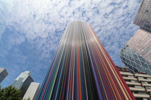 Colorful Tall Sculpture - Free Stock Photo