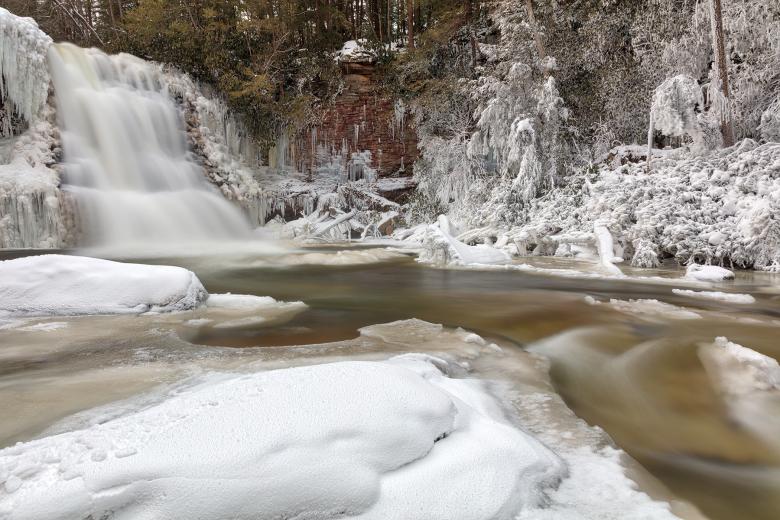 Free stock image of Winter Muddy Creek Falls created by Nicolas Raymond