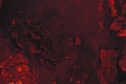Free Stock Photo of Burning Red Lava Stone Background