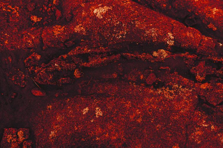 Free stock image of Burning Red Lava Stone created by Free Texture Friday