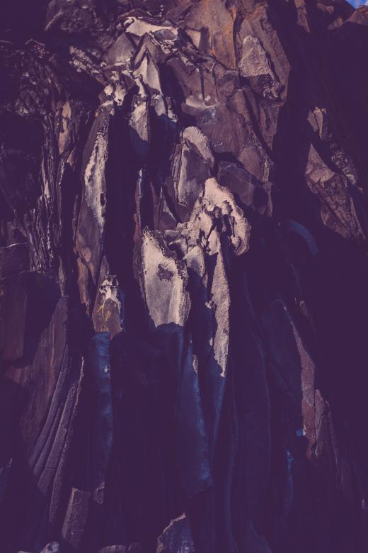 Free stock image of Gloomy Blue Layered Rocks created by Free Texture Friday