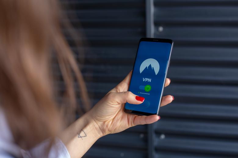 Free stock image of VPN application on the phone created by Morthy